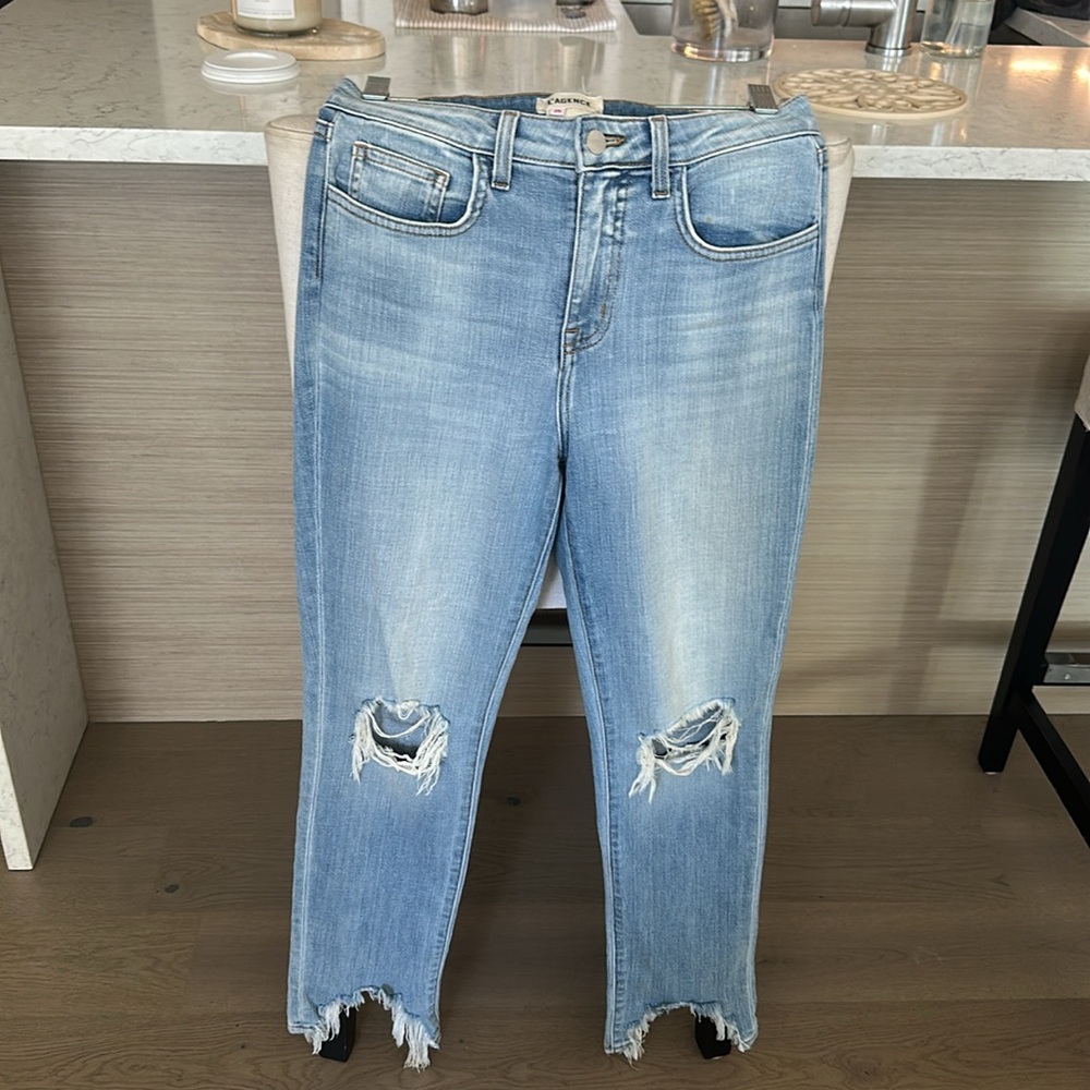 L’Agence High Line Distressed Skinny Jean